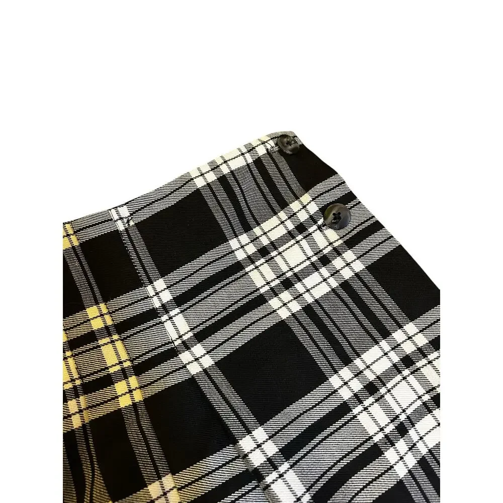 Tracy Evans Women’s Vintage Plaid Pleated Skirt Size 7 (S) Y2K Academia Preppy